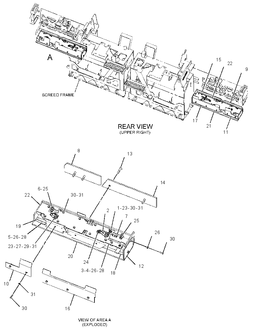PLATE GP-SCREED 2952942 CAT