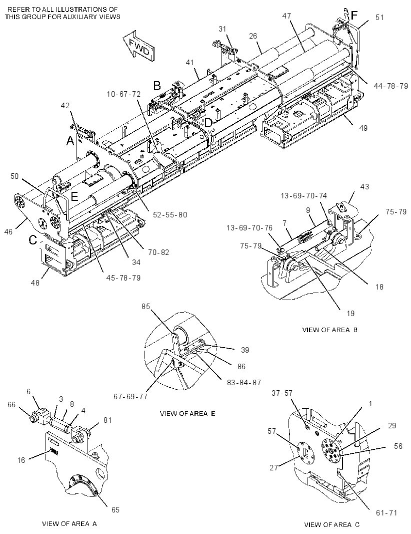 FRAME GP-SCREED 2863490 CAT