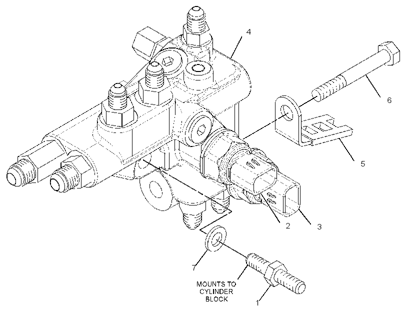 MANIFOLD & MTG GP-FUEL 3116869 CAT