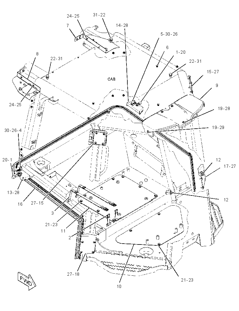 ACCESSORY GP-CAB 2476511 CAT
