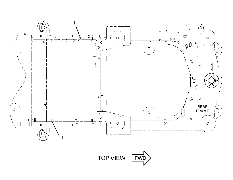 HARDWARE GP-REAR FRAME 2834353 CAT