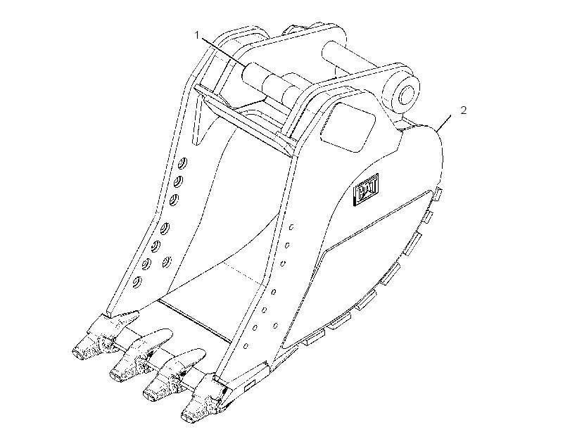 BUCKET GP-HEAVY DUTY ROCK 2937811 CAT