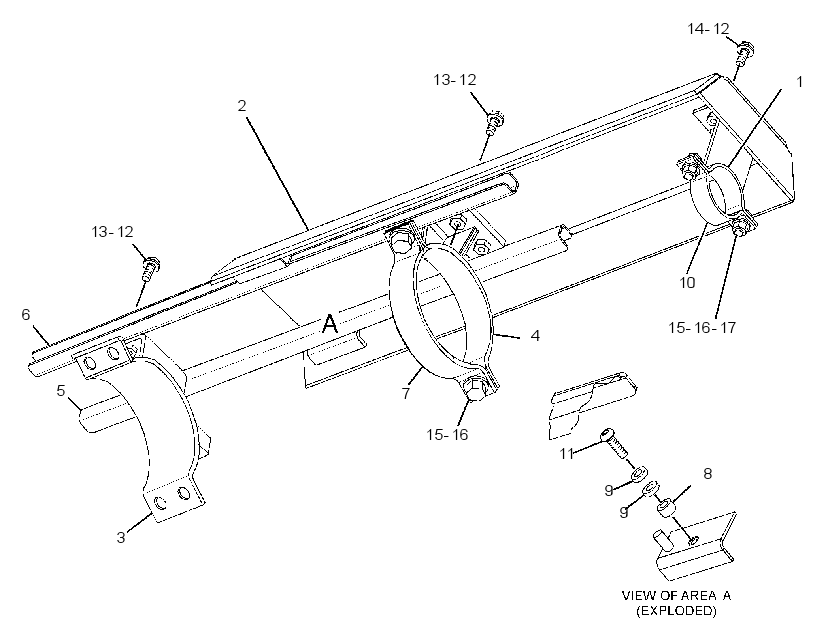 GUARD GP-TILT CYLINDER 3183762 CAT