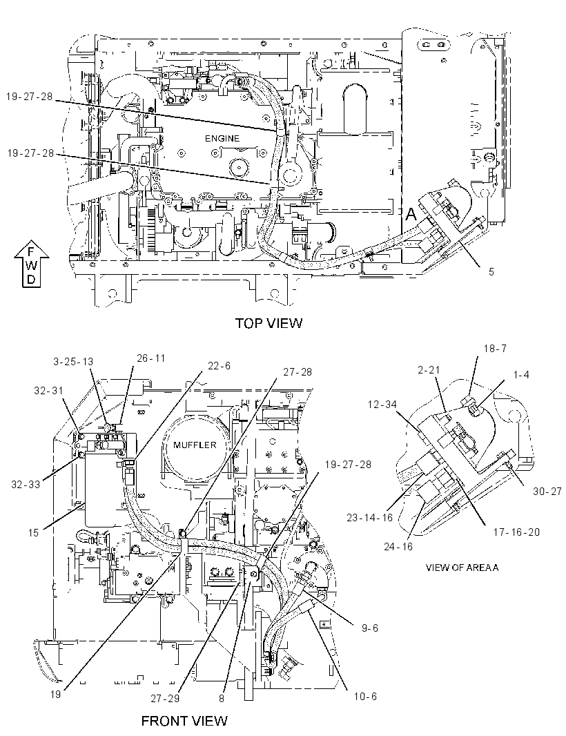 FILTER & MTG GP-ENGINE OIL 3109560 CAT