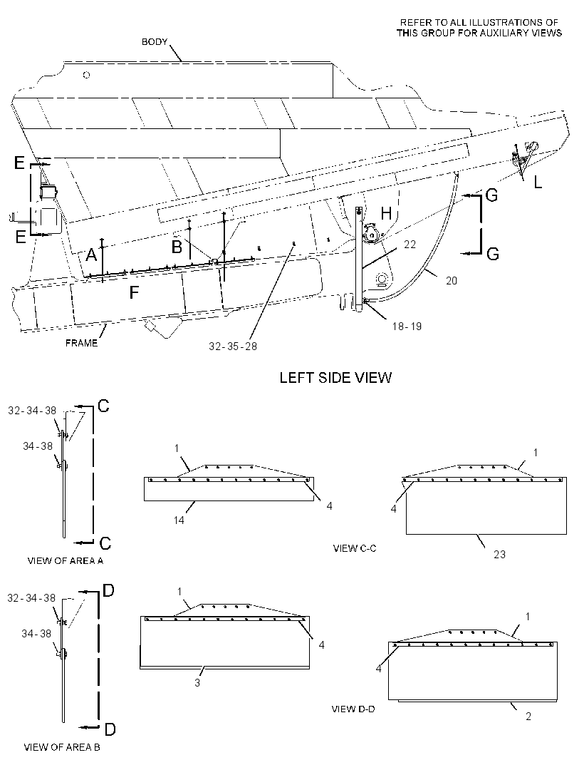 MOUNTING GP-TRUCK BODY 2618622 CAT