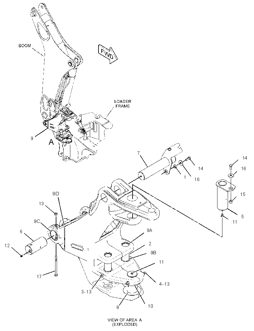 FRAME GP-SWING 2698216 CAT