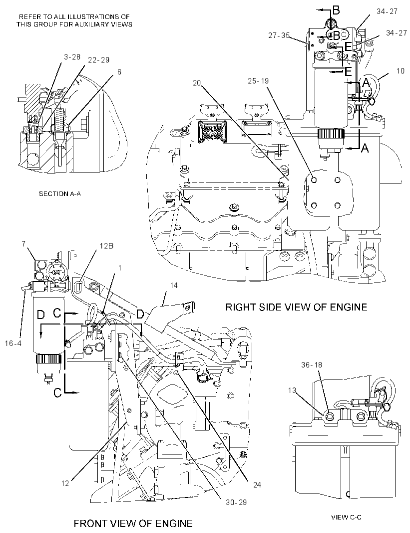Фильтр топливный 2249846 CAT