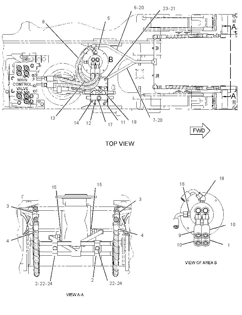 LINES GP-BLADE CYLINDER 3174802 CAT