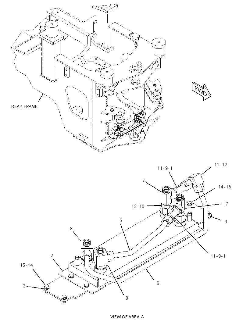MOUNTING GP-AXLE OIL COOLER 2968069 CAT