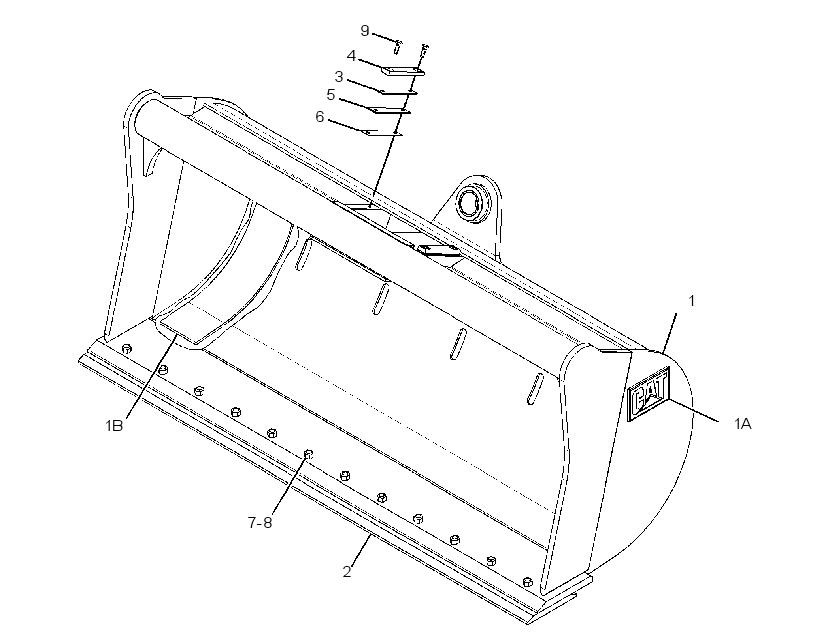 BUCKET GP-DITCH CLEANING 2408293 CAT