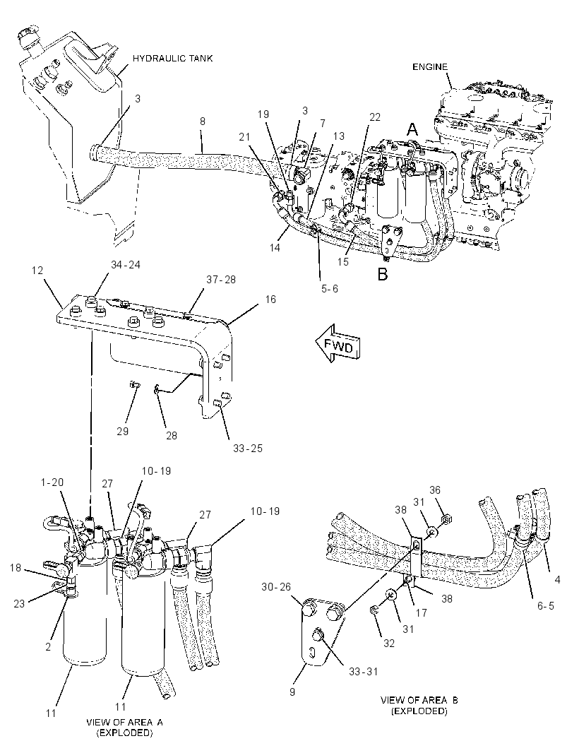 LINES GP-CHARGE PRESSURE 2689990 CAT