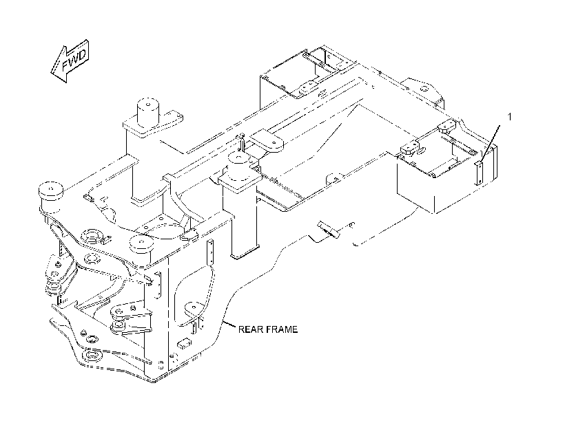 HARDWARE GP-REAR FRAME 2661690 CAT