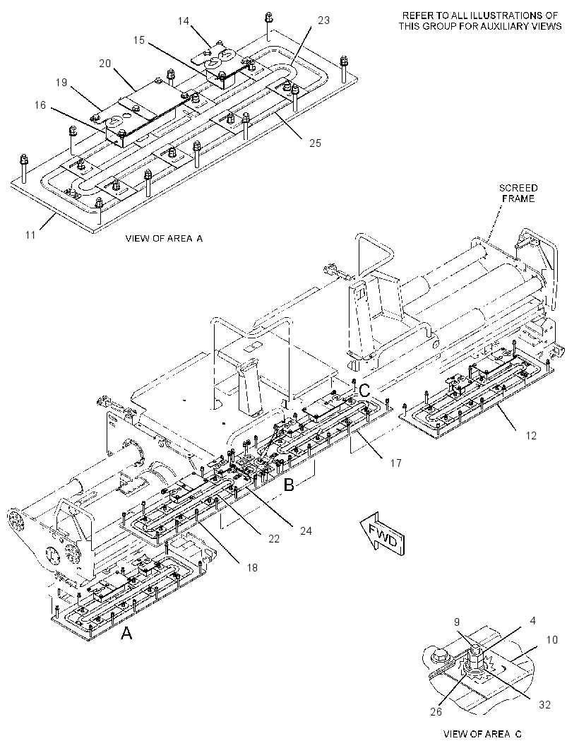 PLATE GP-SCREED 2870269 CAT