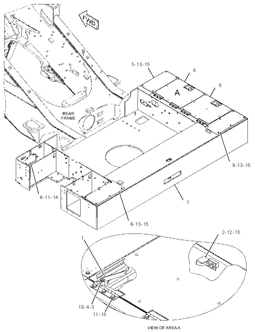 BUMPER GP-REAR 3093124 CAT