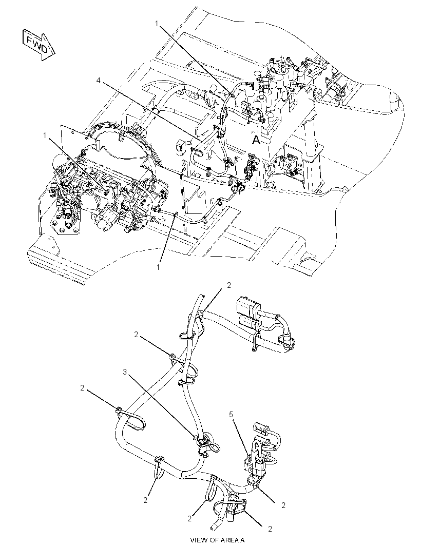 WIRING GP-AUXILIARY CONTROL 2757059 CAT
