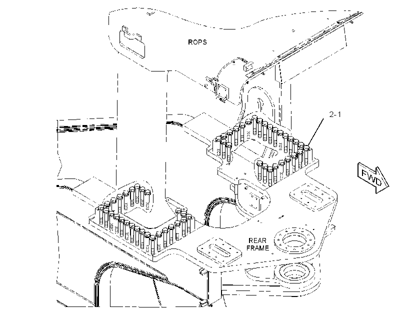 FASTENER GP-ROPS 2473068 CAT