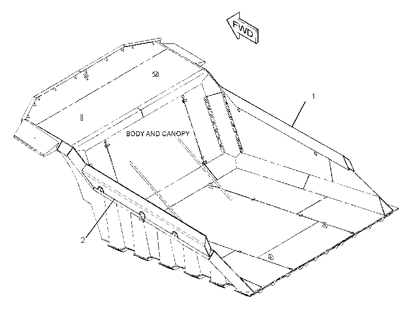 SIDEBOARD AS-BODY 3096384 CAT
