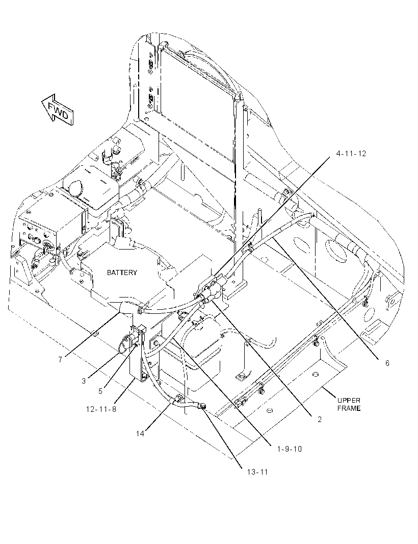 WIRING GP-AUX START RECEPTACLE 2311708 CAT