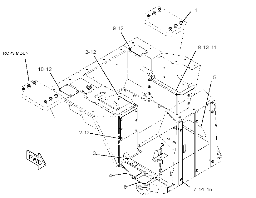 COVER GP-PLATFORM 2247599 CAT