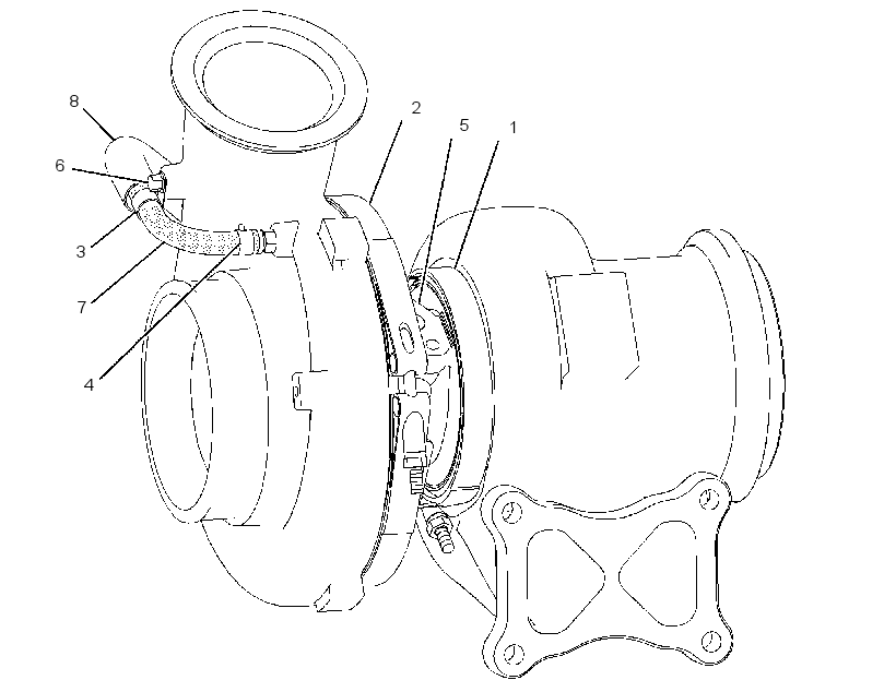 Турбокомпрессор 2472961 CAT