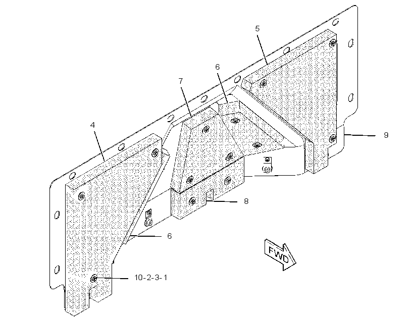 INSULATION GP-RADIATOR SHIELD 2814051 CAT