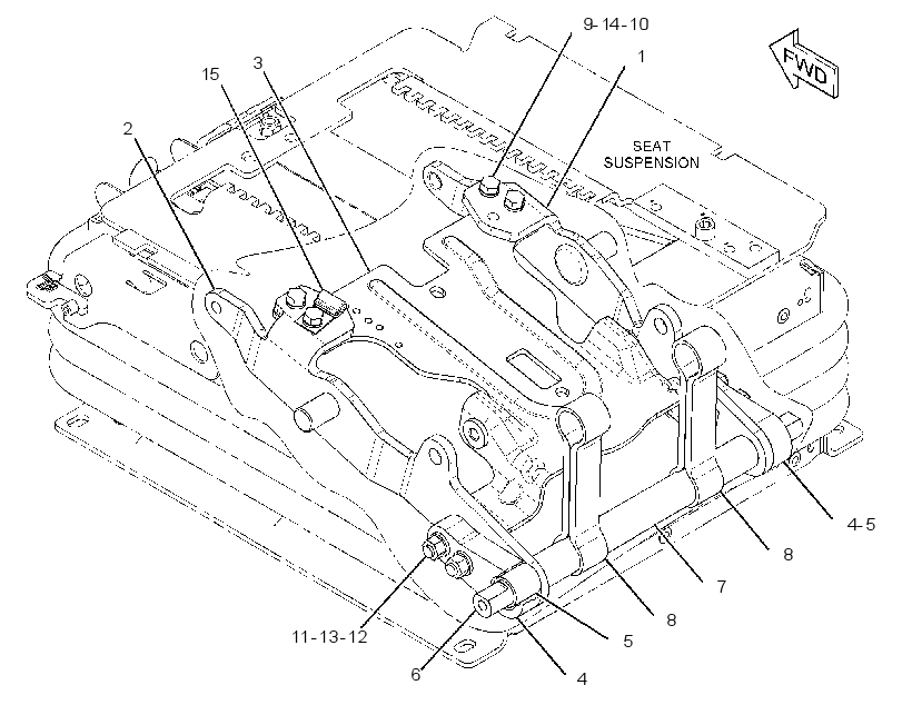 ARM GP-SEAT SUSPENSION 2917980 CAT