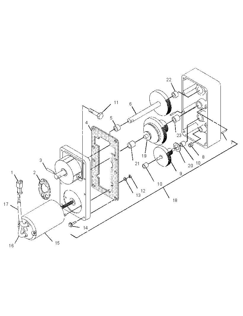 MOTOR GP-POWER ADJUSTER 2772007 CAT