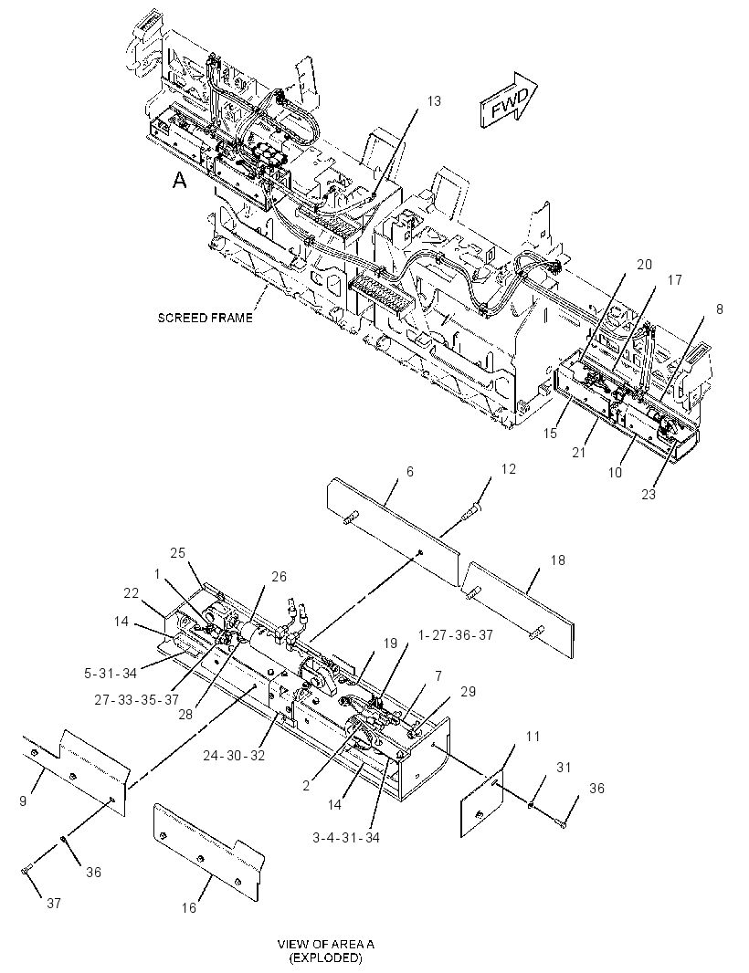 PLATE GP-SCREED 3028206 CAT