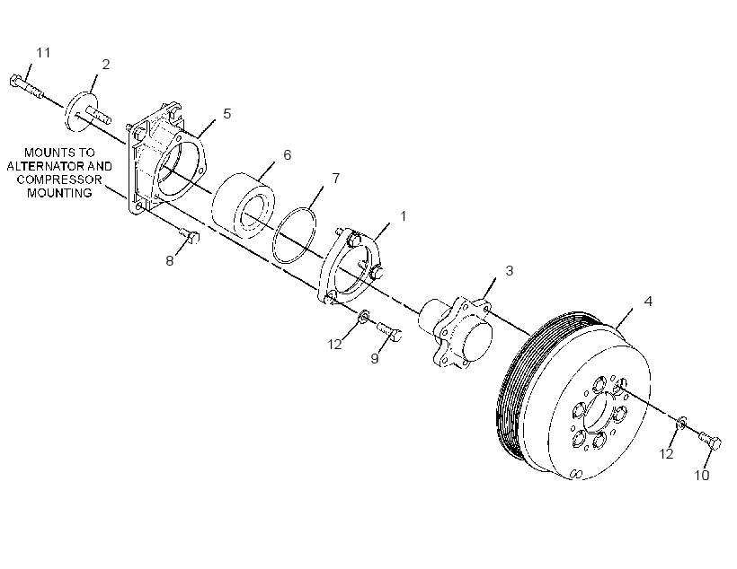 PULLEY GP-FAN 3167119 CAT