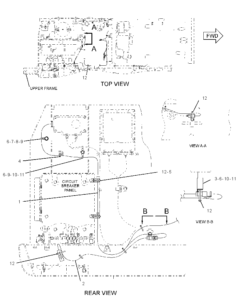 Проводка связи 2756904 CAT