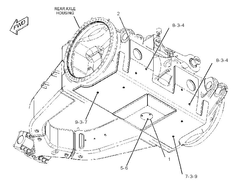 COVER GP-REAR AXLE HOUSING 3007469 CAT
