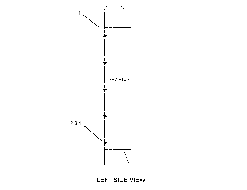 FLANGE GP-RADIATOR 3168184 CAT