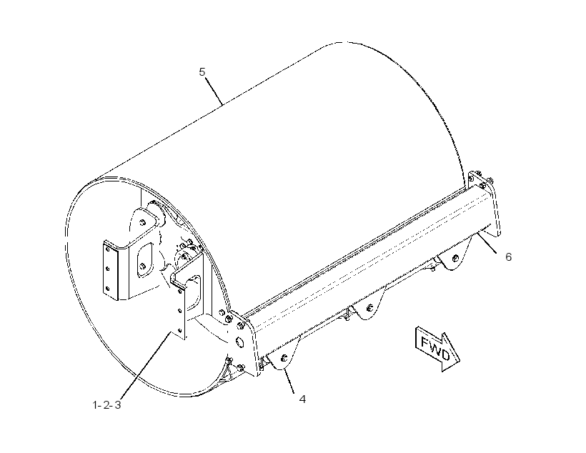 DRUM GP-COMPACTOR 2876071 CAT