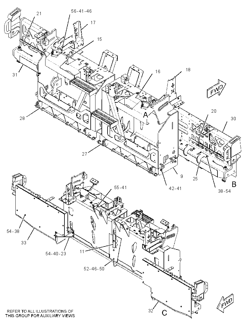 FRAME GP-SCREED 2953080 CAT