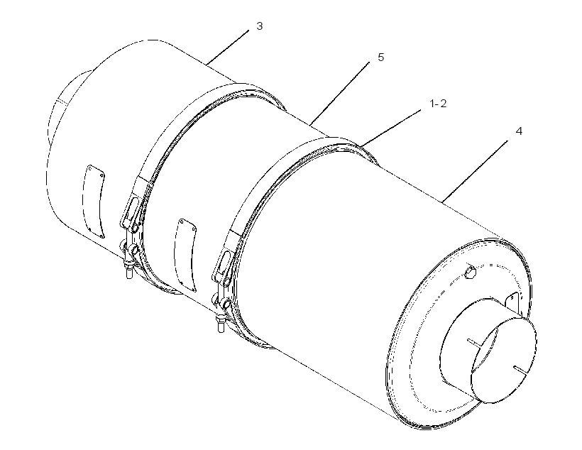 MUFFLER & CONVERTER GP 3028892 CAT