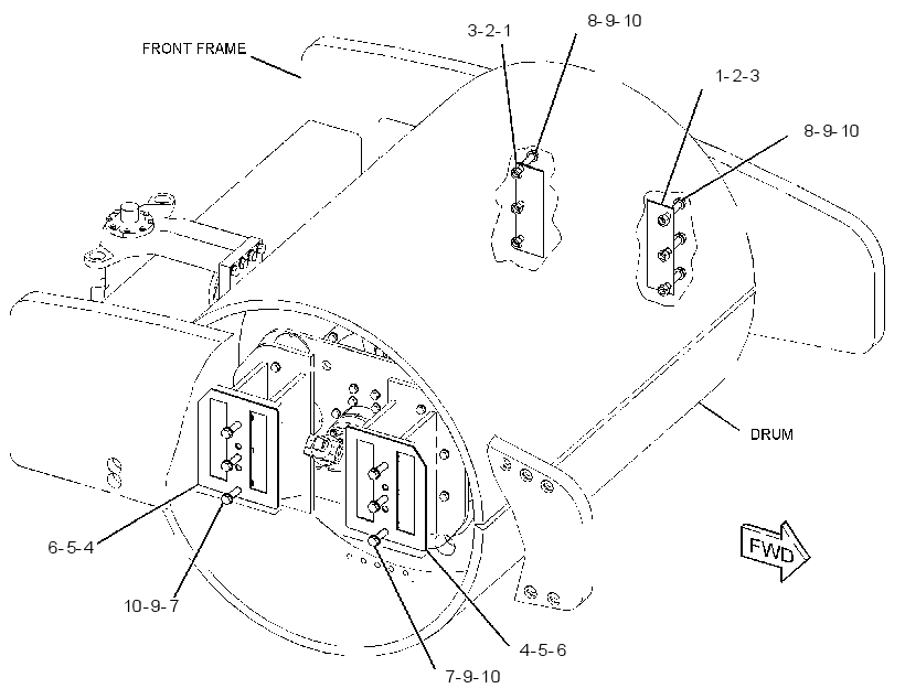 INSTALLATION GP-DRUM 3161172 CAT