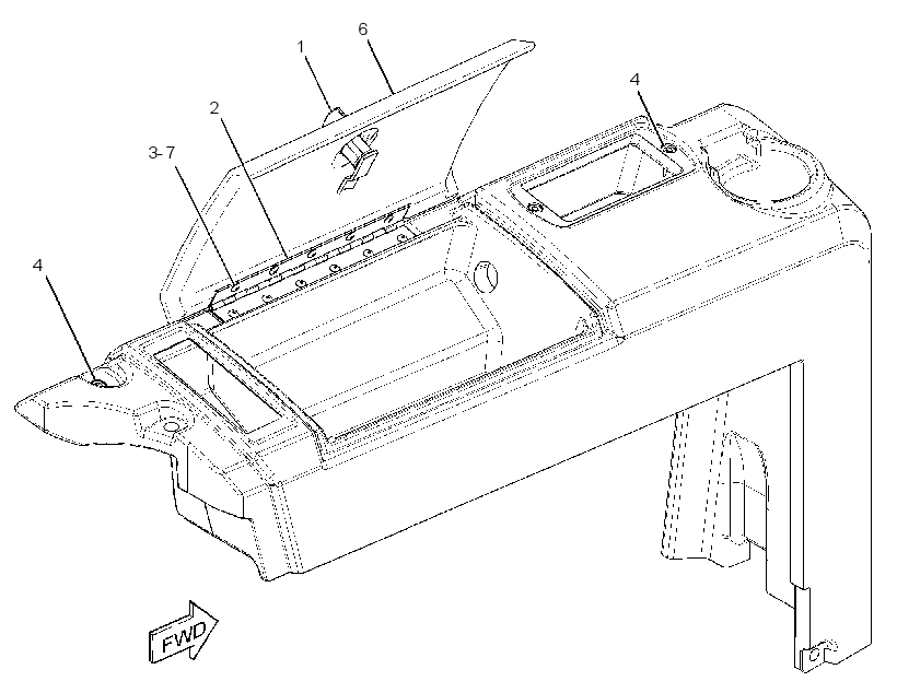 CONSOLE GP 3143004 CAT