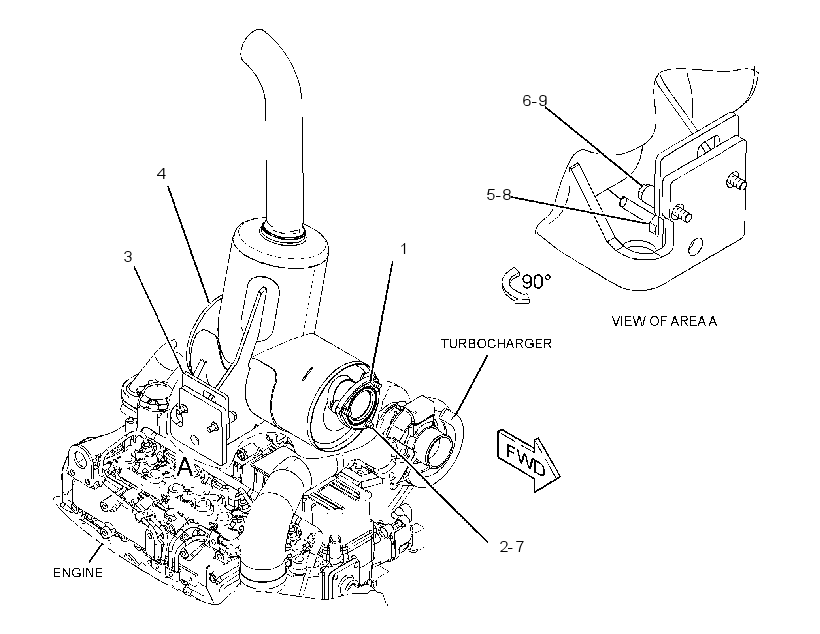 MUFFLER & MOUNTING GP 2723051 CAT