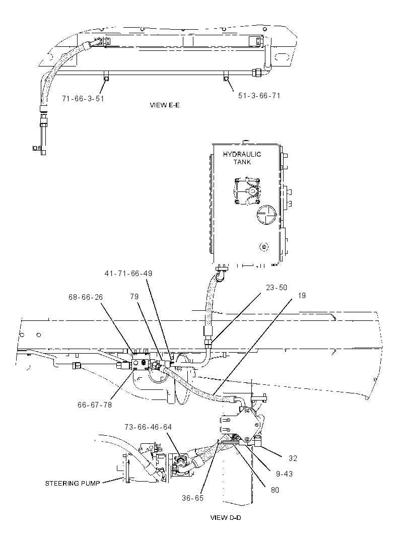 LINES GP-STEERING OIL COOLER 3072840 CAT