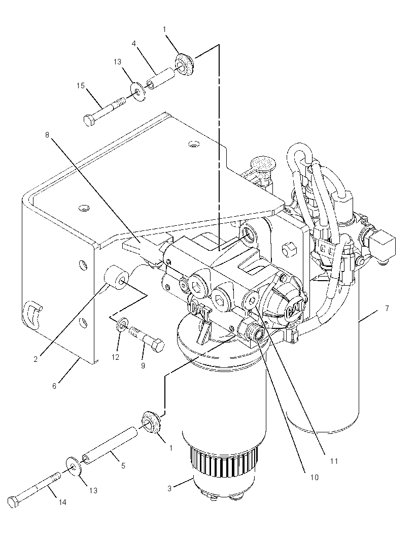 FILTER & MTG GP-FUEL 2757664 CAT