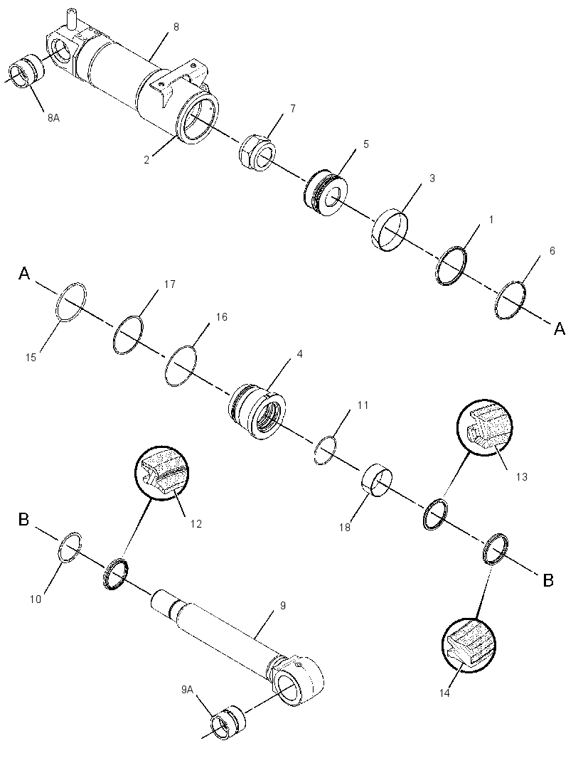 CYLINDER GP-BLADE 2742682 CAT