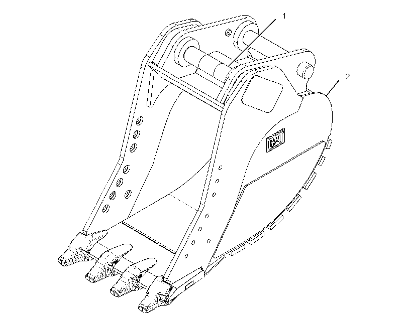 BUCKET GP-HEAVY DUTY ROCK 2980225 CAT