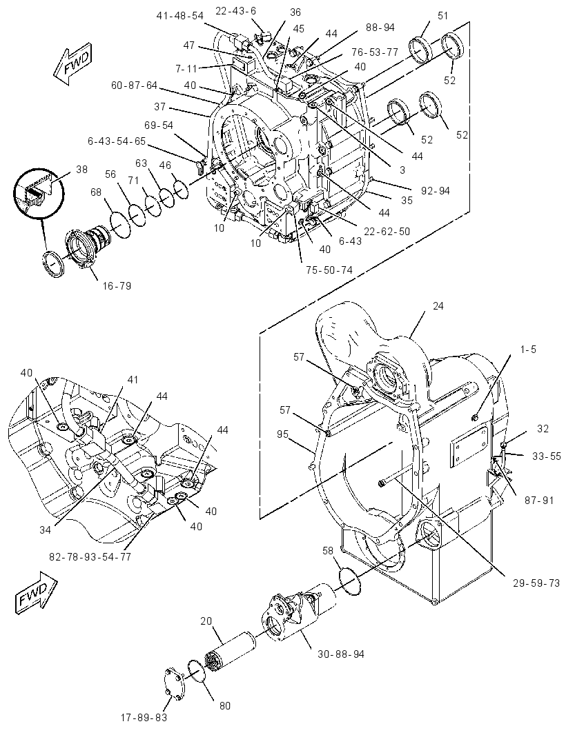 CASE & PARTS GP-TRANSMISSION 2571092 CAT