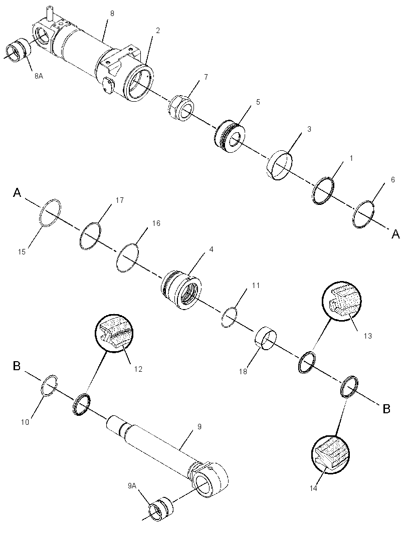 CYLINDER GP-BLADE 2742683 CAT
