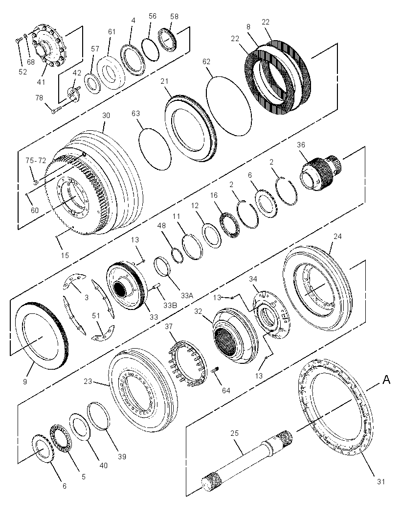 TORQUE CONVERTER GP-LOCKUP 2775742 CAT