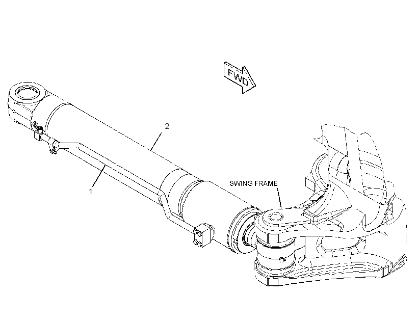 CYLINDER & LINES GP-HYDRAULIC 2963865 CAT