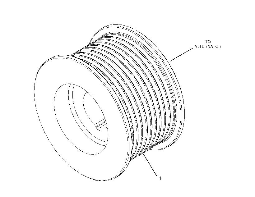 PULLEY GP-ALTERNATOR 3137210 CAT