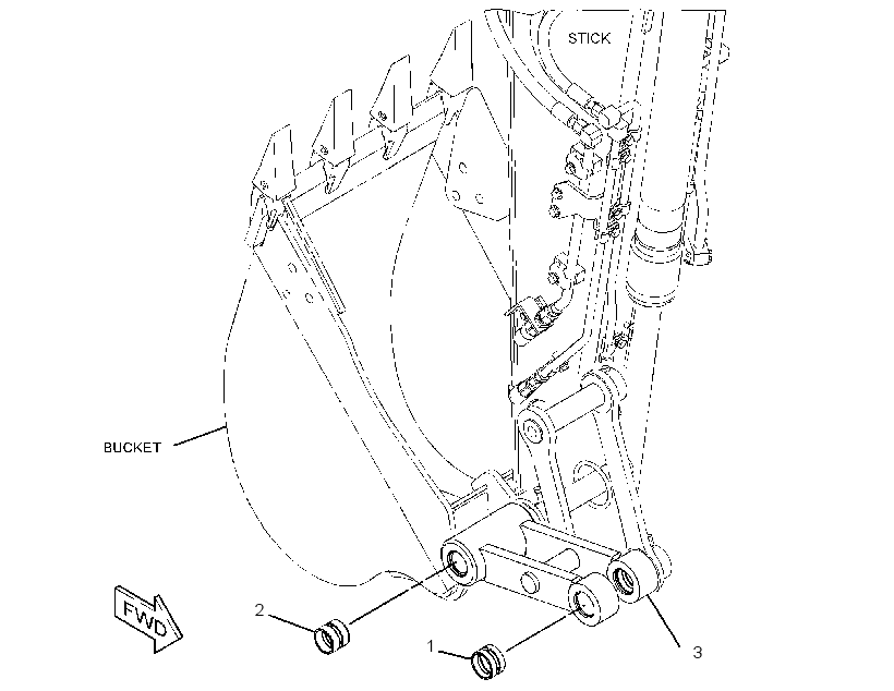 LINK & BEARING AS 2969612 CAT