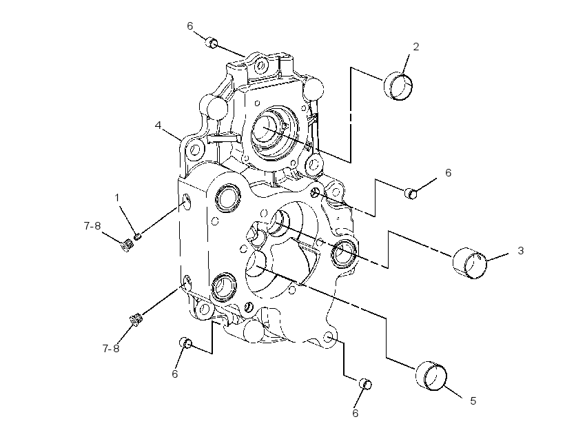 BODY AS-OIL PUMP 3166817 CAT