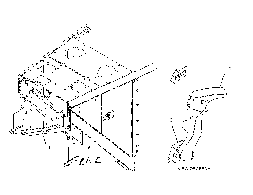 LATCH GP-HOOD 3160025 CAT